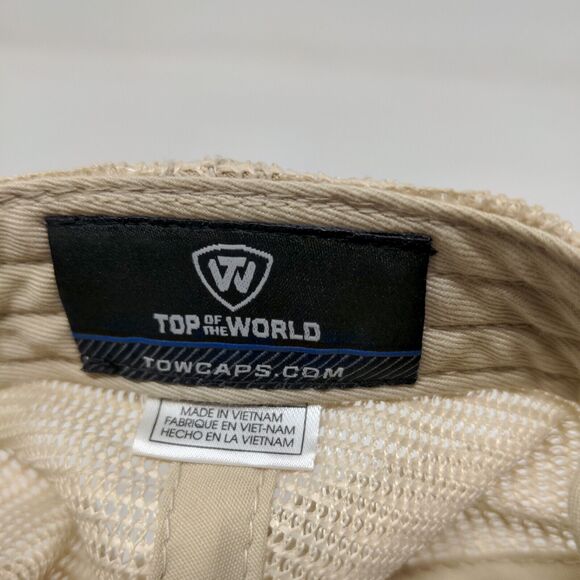 Top of the World Men's Snapback Mesh Back Purdue Boilermakers Hat Tan Gray - Picture 13 of 15